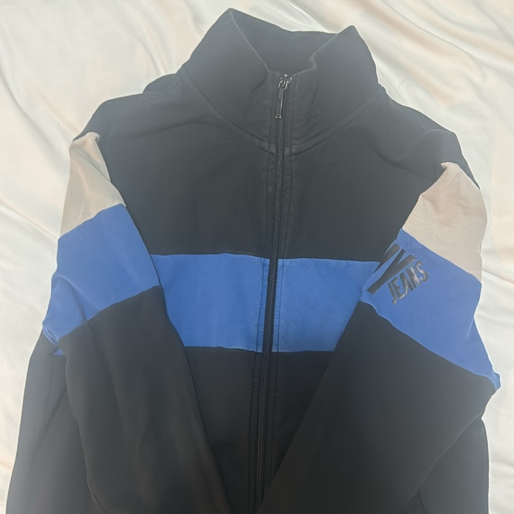 DKNY jeans zip up sweater